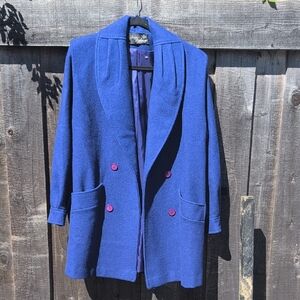 Chic Women's Purple Blazer with Pink Accents